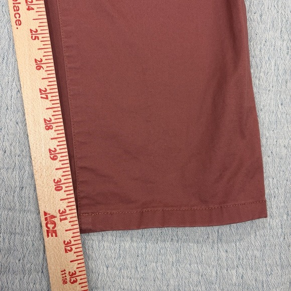 Bonobos Pants Mens 34X32 Red Slim Fit Stretch Chino - Picture 3 of 8